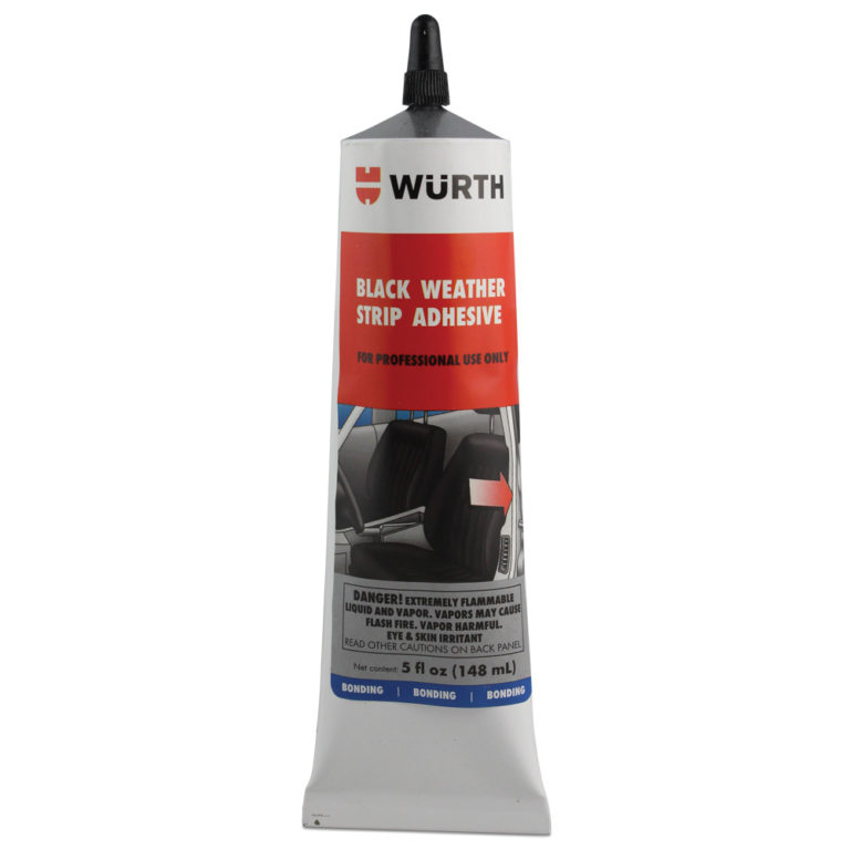 Wurth Black Weatherstrip Adhesive Goodspeed Motoring